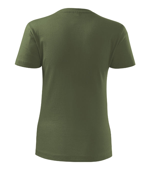 Classic New 133 Tričko dámske — khaki
