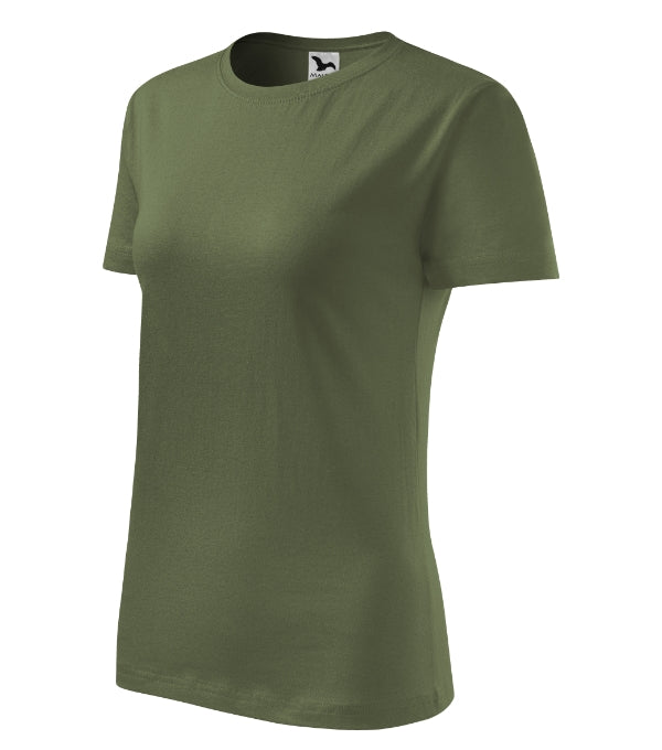 Classic New 133 Tričko dámske — khaki