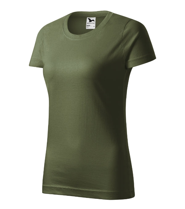 Basic 134 Tričko dámske — khaki