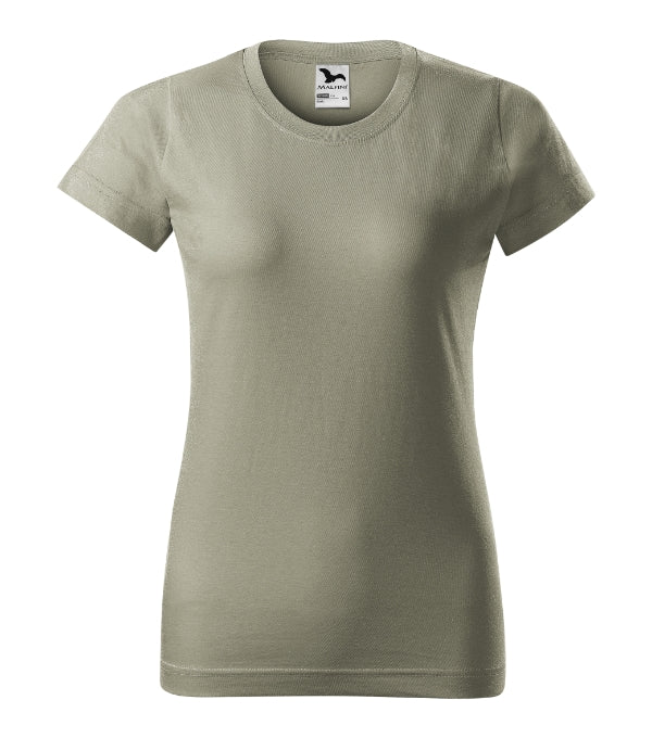 Basic 134 Tričko dámske — svetlá khaki