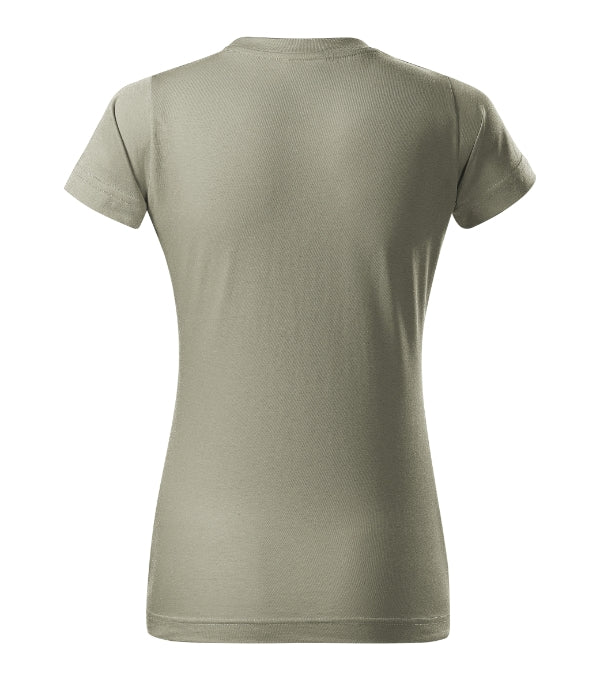 Basic 134 Tričko dámske — svetlá khaki