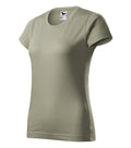 Basic 134 Tričko dámske — svetlá khaki
