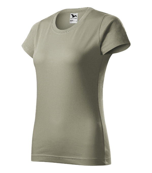 Basic 134 Tričko dámske — svetlá khaki