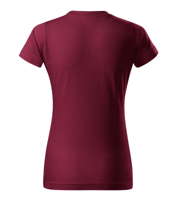 Basic 134 Tričko dámske — garnet