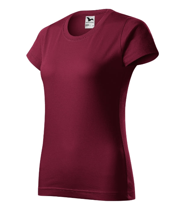 Basic 134 Tričko dámske — garnet