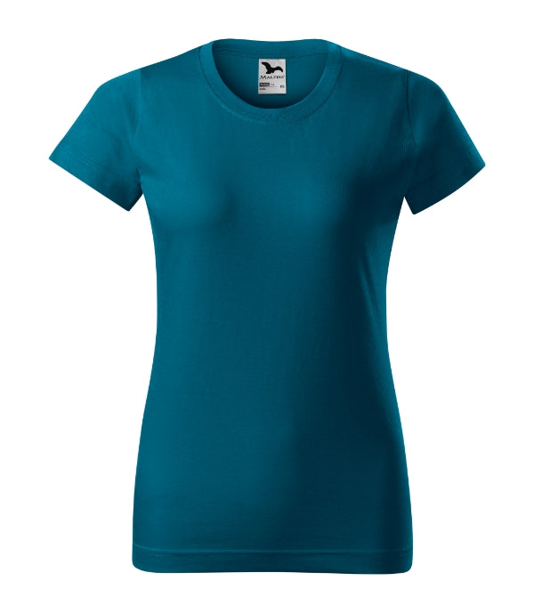 Basic 134 Tričko dámske — petrol blue