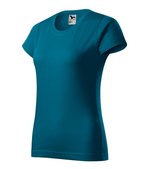 Basic 134 Tričko dámske — petrol blue