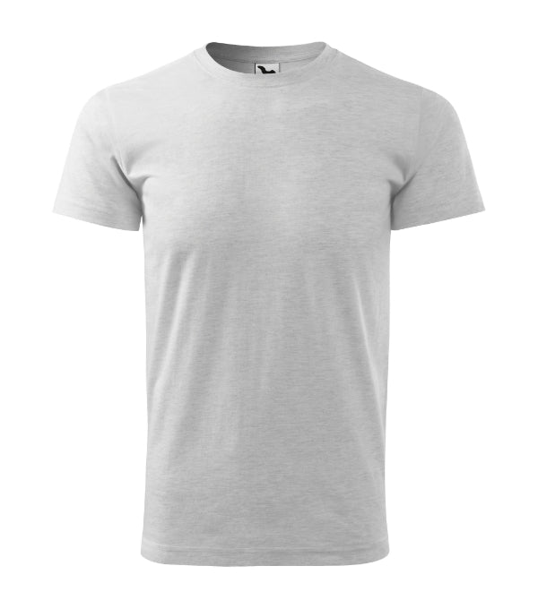 Heavy New 137 Tričko unisex — svetlosivý melír