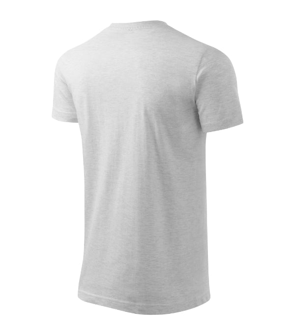 Heavy New 137 Tričko unisex — svetlosivý melír