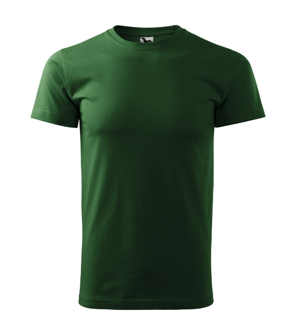 Heavy New 137 Tričko unisex — fľaškovozelená
