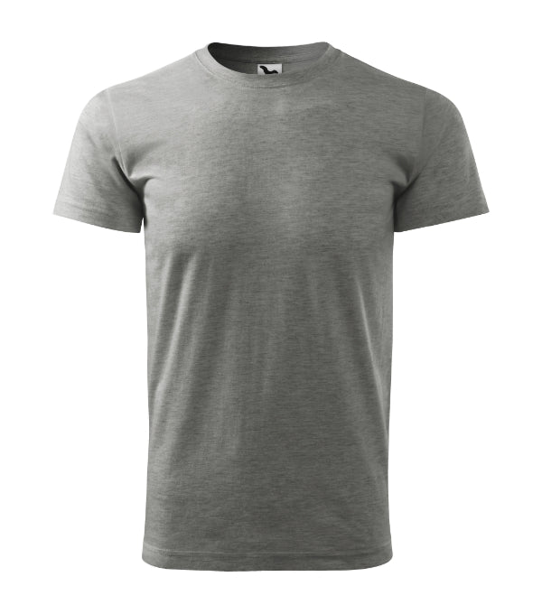 Heavy New 137 Tričko unisex — tmavosivý melír
