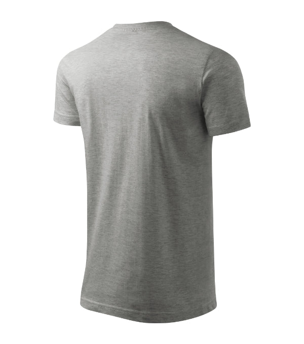 Heavy New 137 Tričko unisex — tmavosivý melír