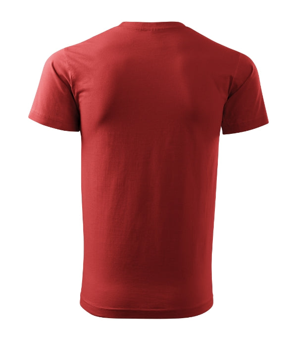 Heavy New 137 Tričko unisex — bordová