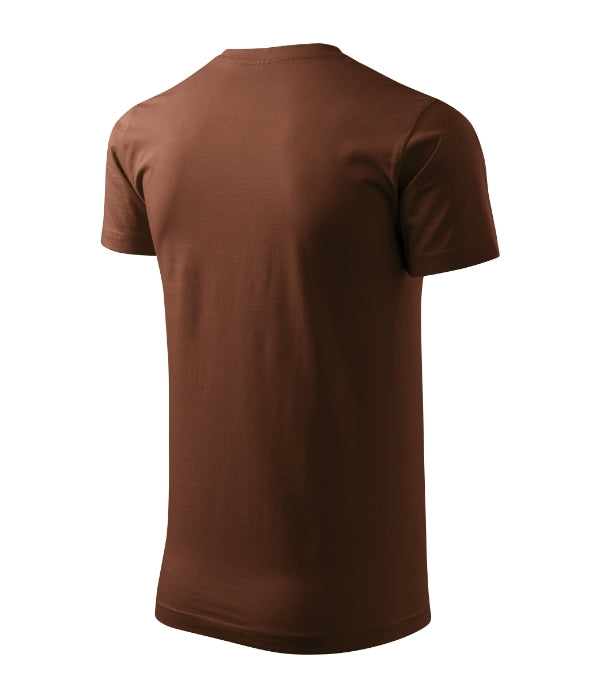 Heavy New 137 Tričko unisex — čokoládová