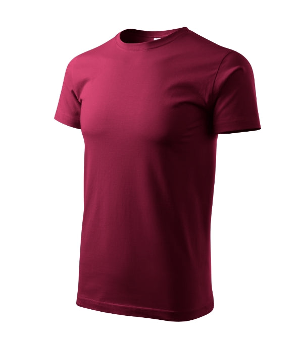 Heavy New 137 Tričko unisex — garnet