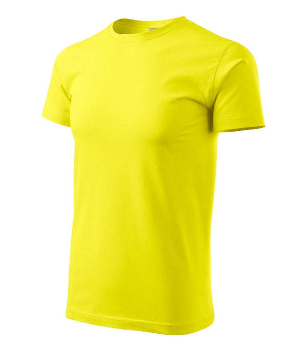 Heavy New 137 Tričko unisex — citrónová