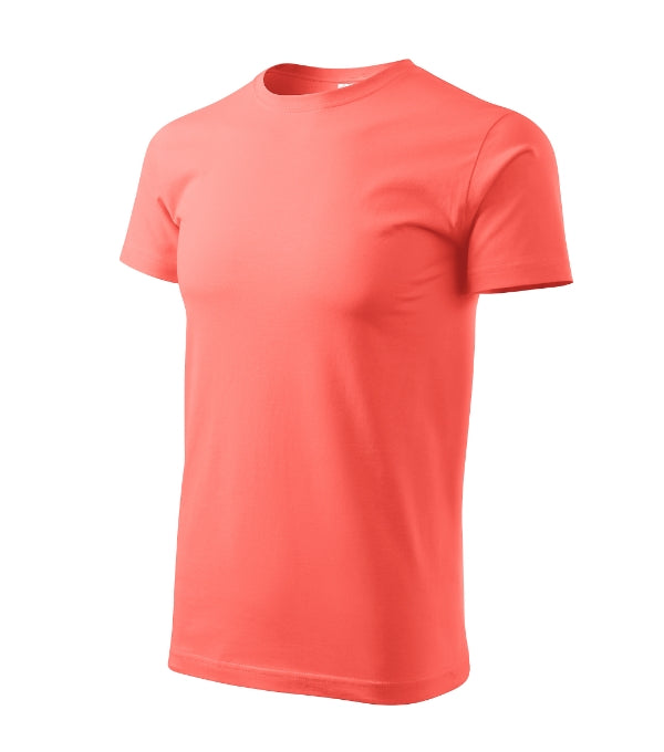 Heavy New 137 Tričko unisex — korálová