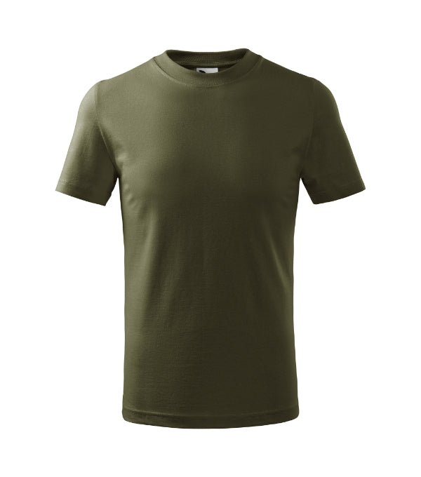 Basic 138 Tričko detské — military