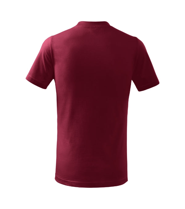 Basic 138 Tričko detské — garnet