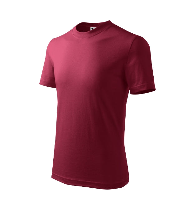 Basic 138 Tričko detské — garnet