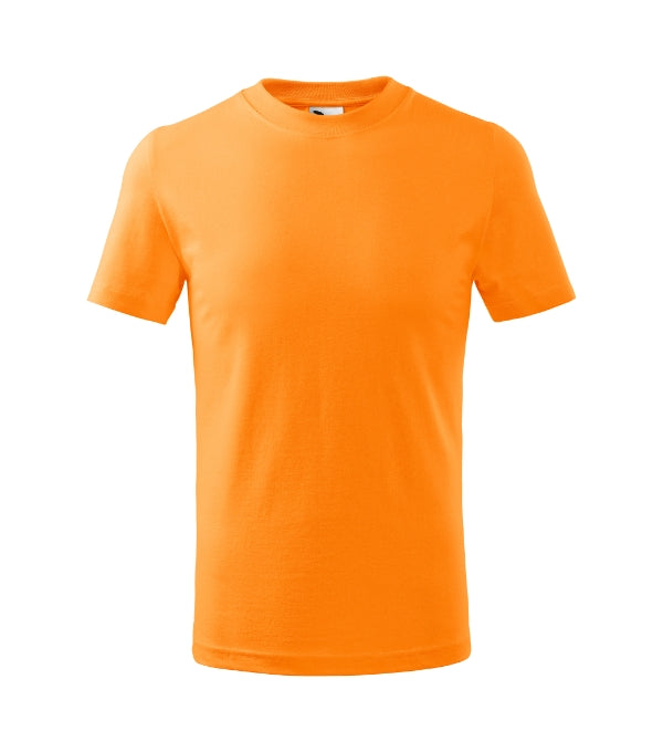 Basic 138 Tričko detské — mandarínková oranžová