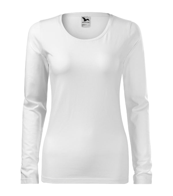 Slim 139 Tričko dámske — biela