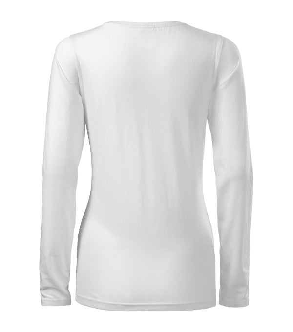 Slim 139 Tričko dámske — biela