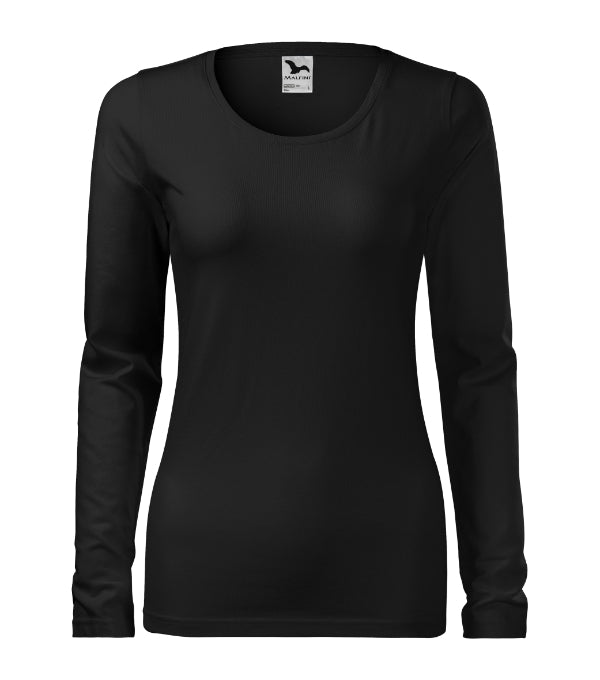 Slim 139 Tričko dámske — čierna