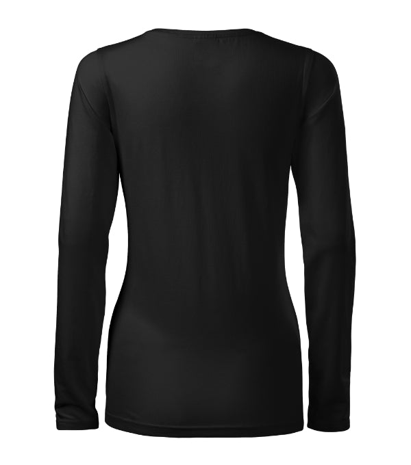 Slim 139 Tričko dámske — čierna