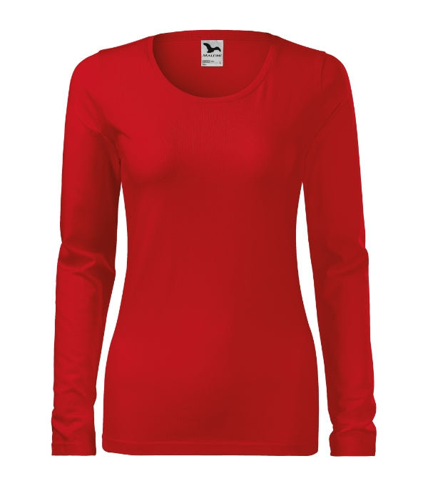 Slim 139 Tričko dámske — červená