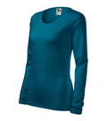 Slim 139 Tričko dámske — petrol blue