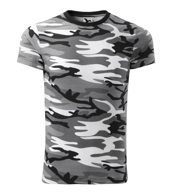 Camouflage 144 Tričko unisex — camouflage gray