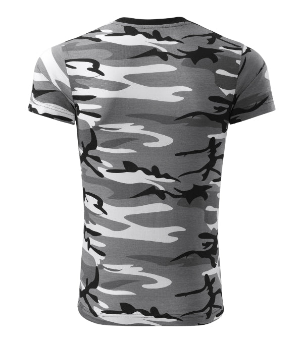 Camouflage 144 Tričko unisex — camouflage gray