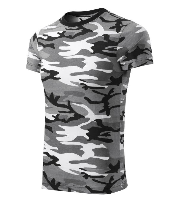 Camouflage 144 Tričko unisex — camouflage gray