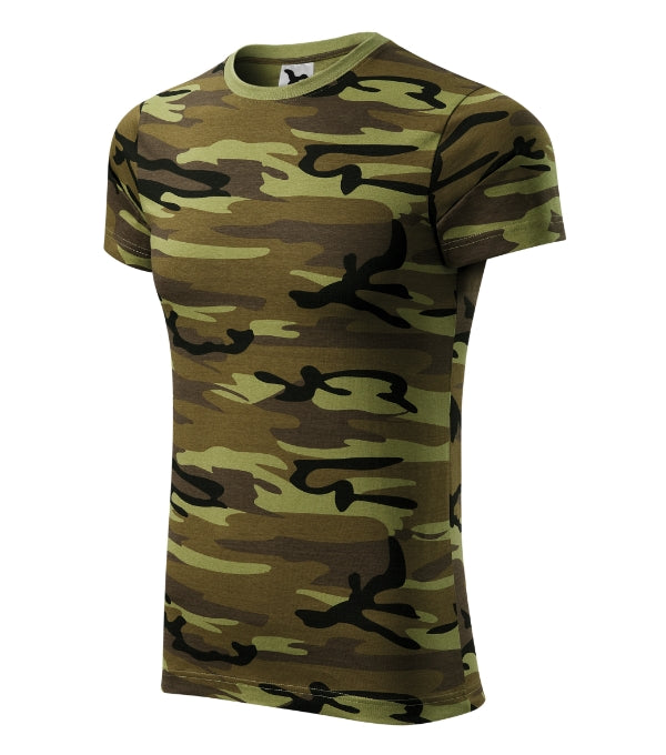 Camouflage 144 Tričko unisex — camouflage green