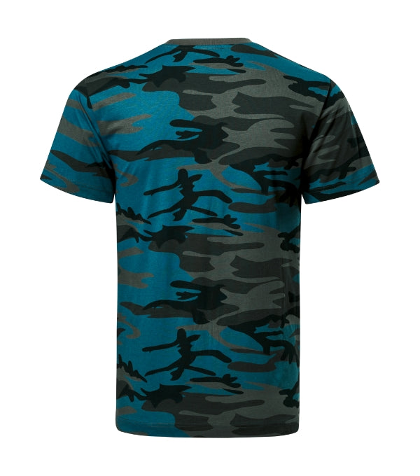 Camouflage 144 Tričko unisex — camouflage petrol
