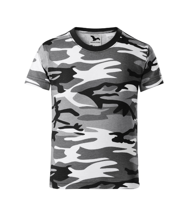 Camouflage 149 Tričko detské — camouflage gray