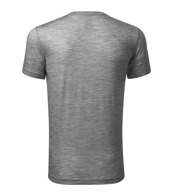 Merino Rise 157 Tričko pánske — tmavosivý melír