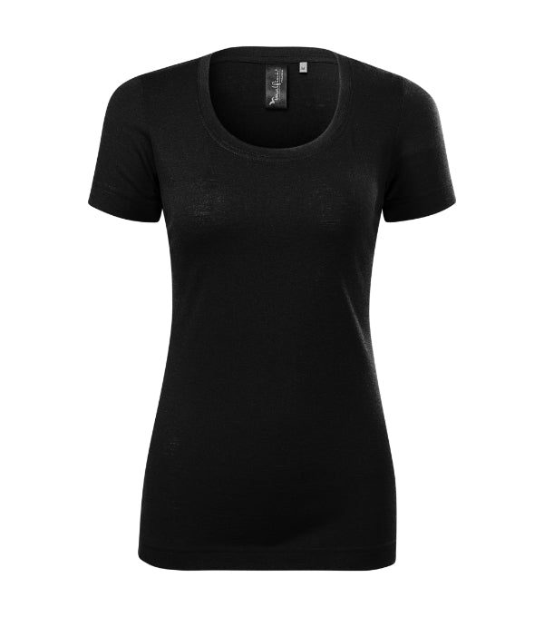 Merino Rise 158 Tričko dámske — čierna
