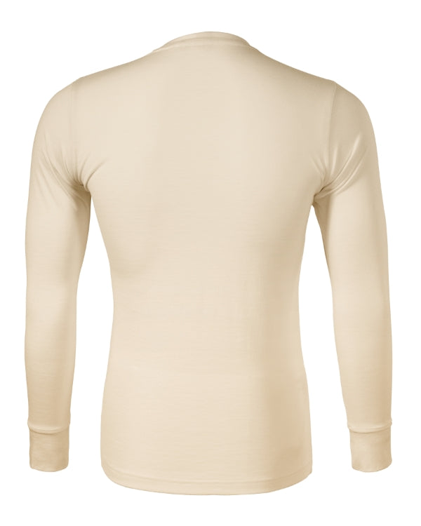 Merino Rise LS 159 Tričko pánske — mandľová