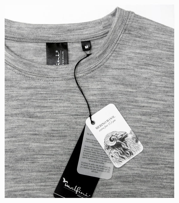 Merino Rise LS 159 Tričko pánske — mandľová