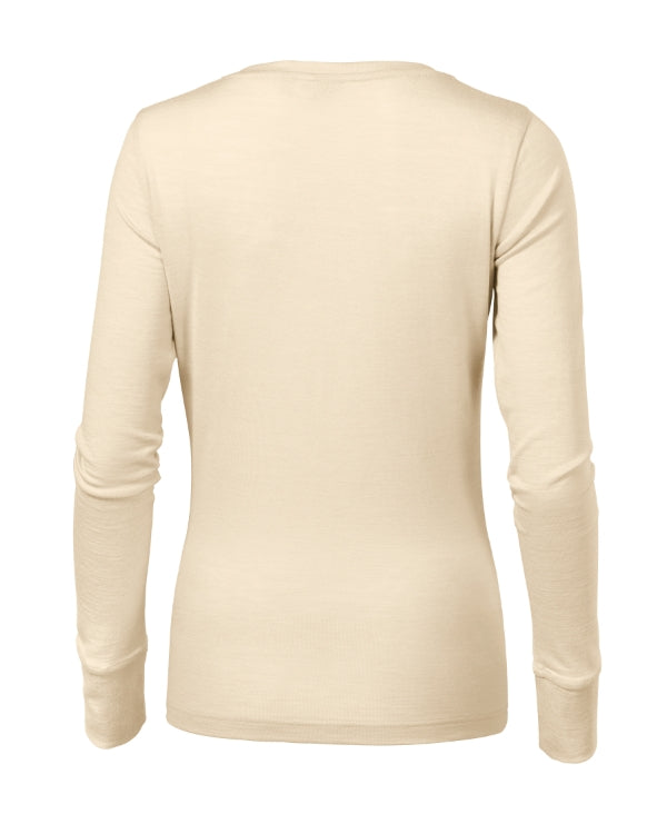 Merino Rise LS 160 Tričko dámske — mandľová