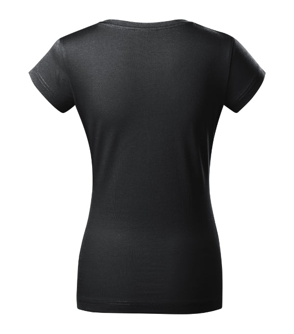 Fit V-neck 162 Tričko dámske — ebony gray
