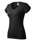 Fit V-neck 162 Tričko dámske — ebony gray