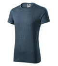 Fusion 163 Tričko pánske — tmavý denim melír
