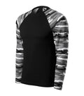 Camouflage LS 166 Tričko unisex — camouflage gray