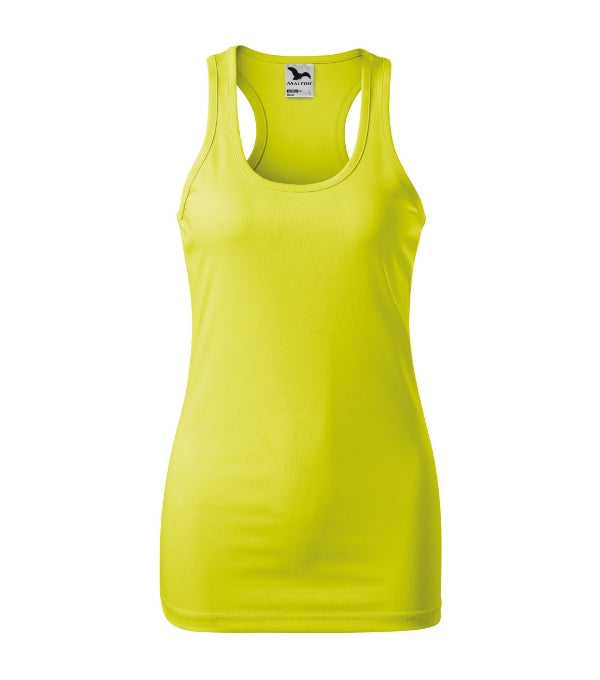 Racer 167 Top dámsky — neon yellow