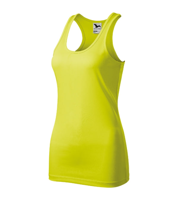 Racer 167 Top dámsky — neon yellow