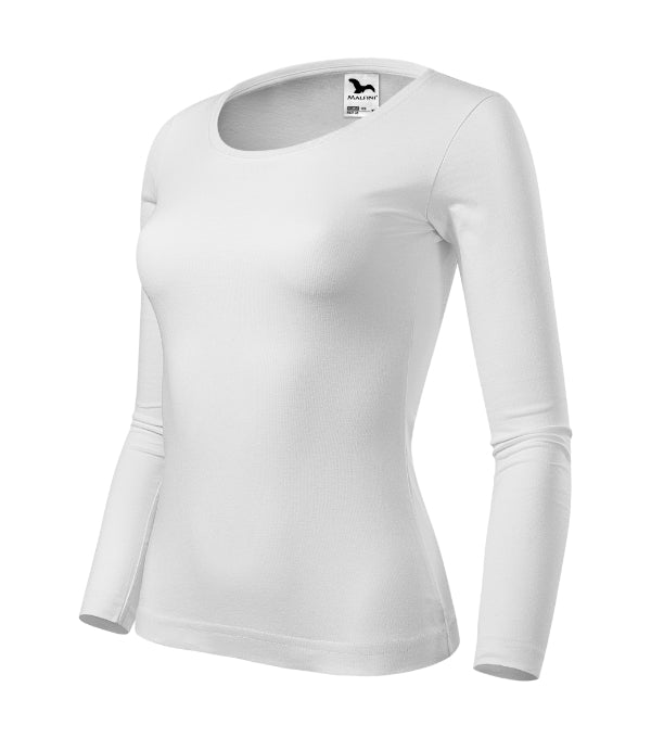 Fit-T LS 169 Tričko dámske — biela