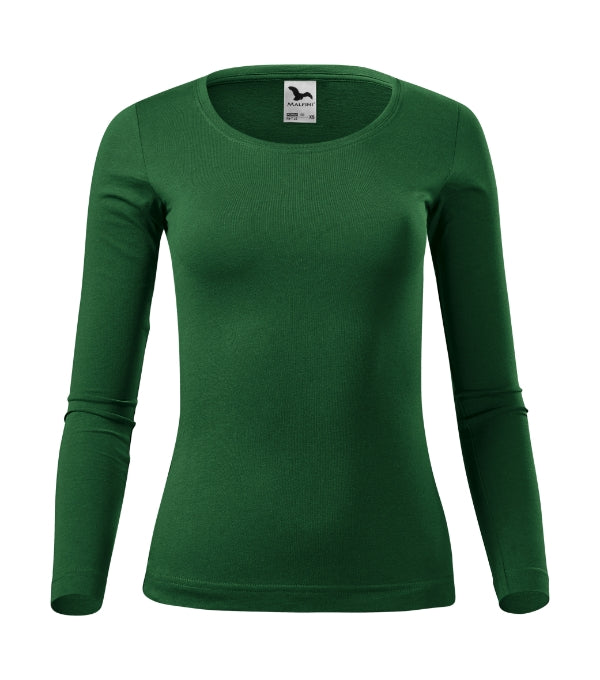 Fit-T LS 169 Tričko dámske — fľaškovozelená